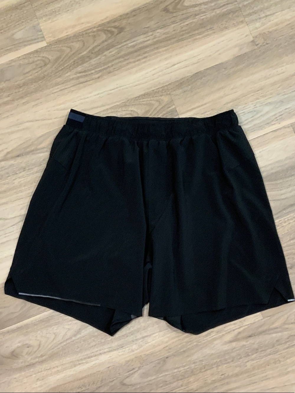 lululemon Men's Black Running Shorts - Liner Removed
